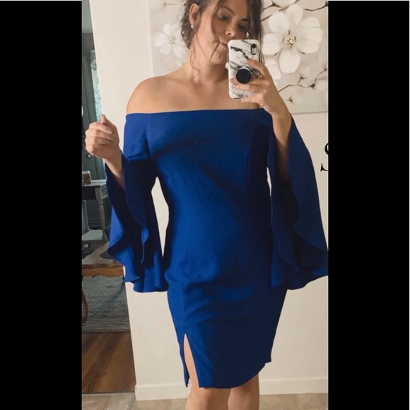 off the shoulder dress - Picture 1 of 2